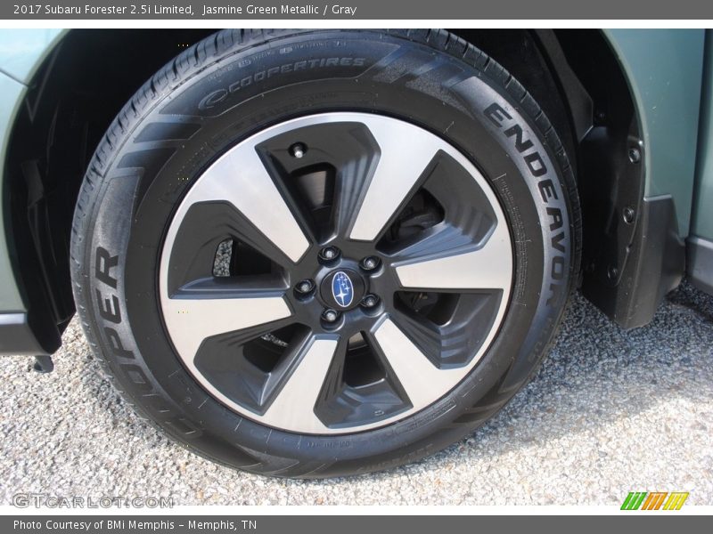 Jasmine Green Metallic / Gray 2017 Subaru Forester 2.5i Limited
