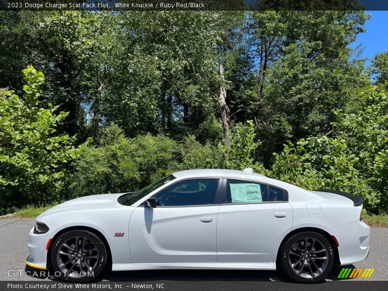 White Knuckle / Ruby Red/Black 2023 Dodge Charger Scat Pack Plus