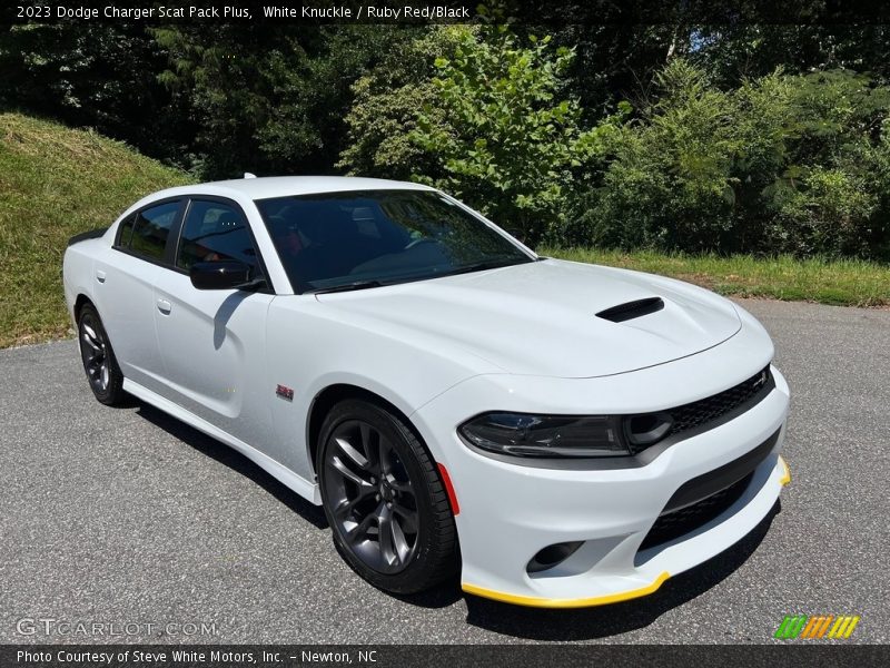 White Knuckle / Ruby Red/Black 2023 Dodge Charger Scat Pack Plus