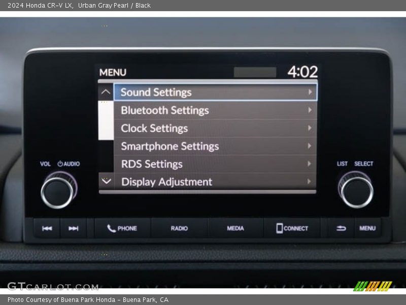 Controls of 2024 CR-V LX