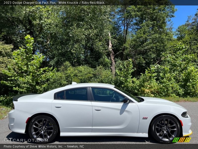 White Knuckle / Ruby Red/Black 2023 Dodge Charger Scat Pack Plus