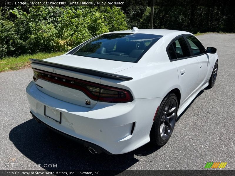 White Knuckle / Ruby Red/Black 2023 Dodge Charger Scat Pack Plus