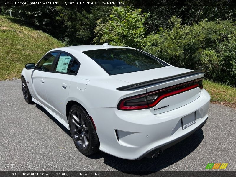 White Knuckle / Ruby Red/Black 2023 Dodge Charger Scat Pack Plus