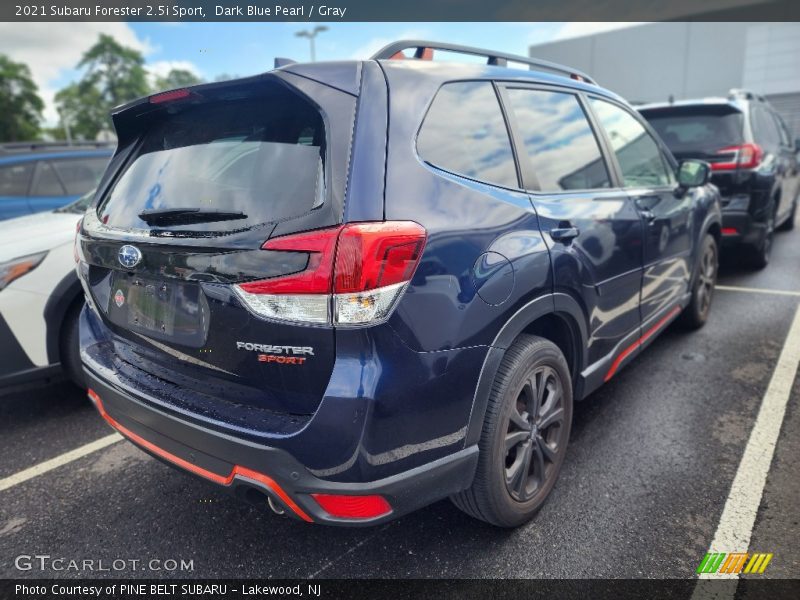 Dark Blue Pearl / Gray 2021 Subaru Forester 2.5i Sport