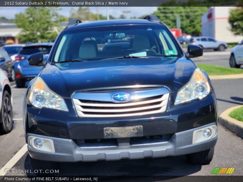 Crystal Black Silica / Warm Ivory 2012 Subaru Outback 2.5i Premium