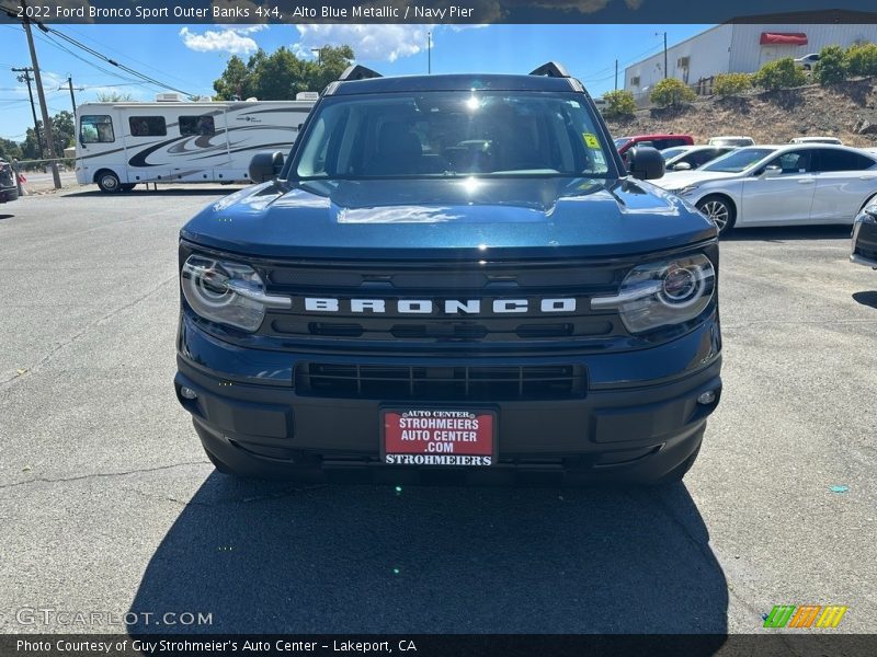 Alto Blue Metallic / Navy Pier 2022 Ford Bronco Sport Outer Banks 4x4