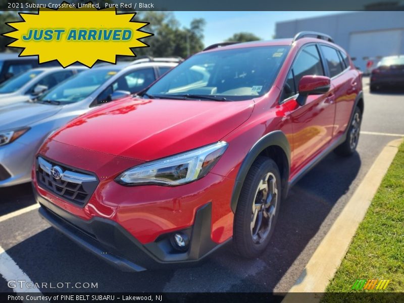 Pure Red / Black 2021 Subaru Crosstrek Limited