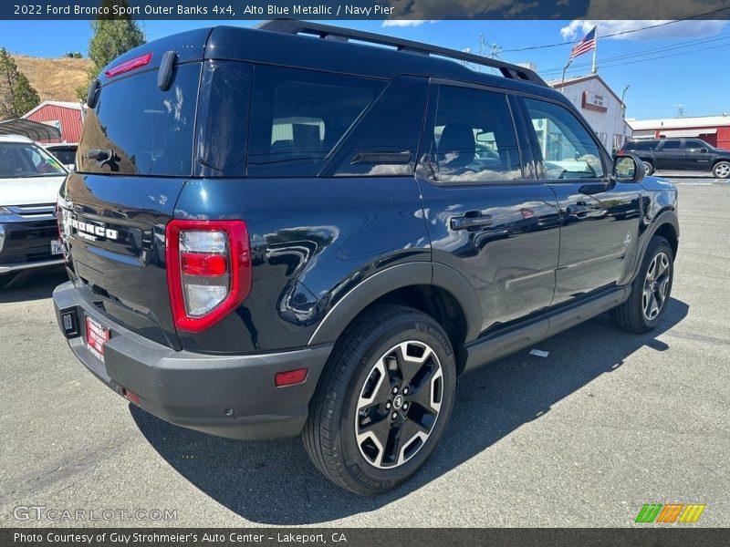 Alto Blue Metallic / Navy Pier 2022 Ford Bronco Sport Outer Banks 4x4