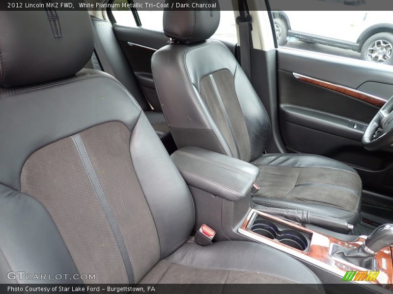 White Platinum Metallic Tri-Coat / Dark Charcoal 2012 Lincoln MKZ FWD