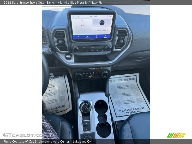 Alto Blue Metallic / Navy Pier 2022 Ford Bronco Sport Outer Banks 4x4