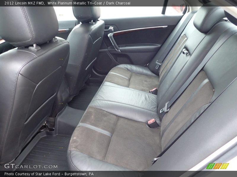 White Platinum Metallic Tri-Coat / Dark Charcoal 2012 Lincoln MKZ FWD