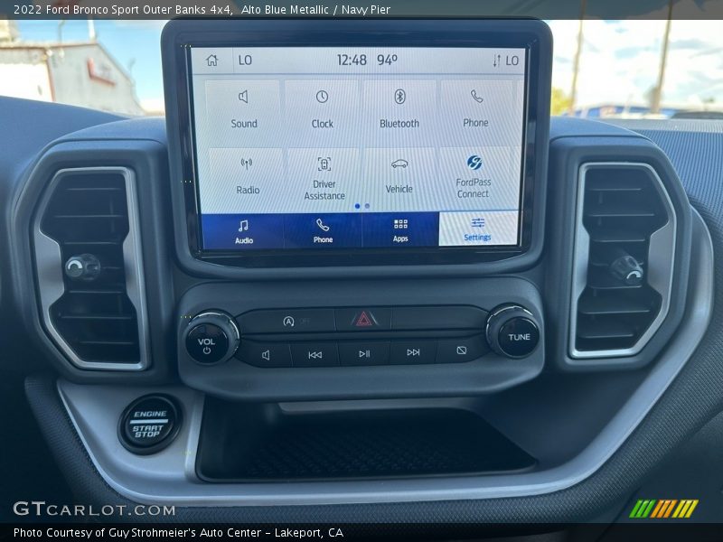 Alto Blue Metallic / Navy Pier 2022 Ford Bronco Sport Outer Banks 4x4