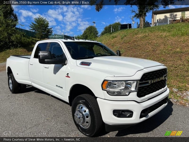 Bright White / Black 2023 Ram 3500 Big Horn Crew Cab 4x4
