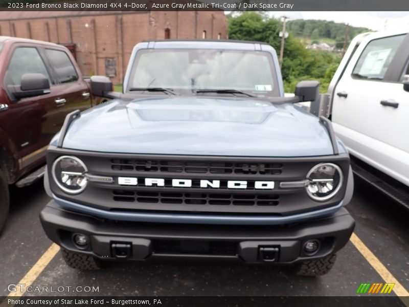 Azure Gray Metallic Tri-Coat / Dark Space Gray 2023 Ford Bronco Black Diamond 4X4 4-Door