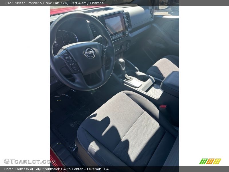 Red Alert / Charcoal 2022 Nissan Frontier S Crew Cab 4x4