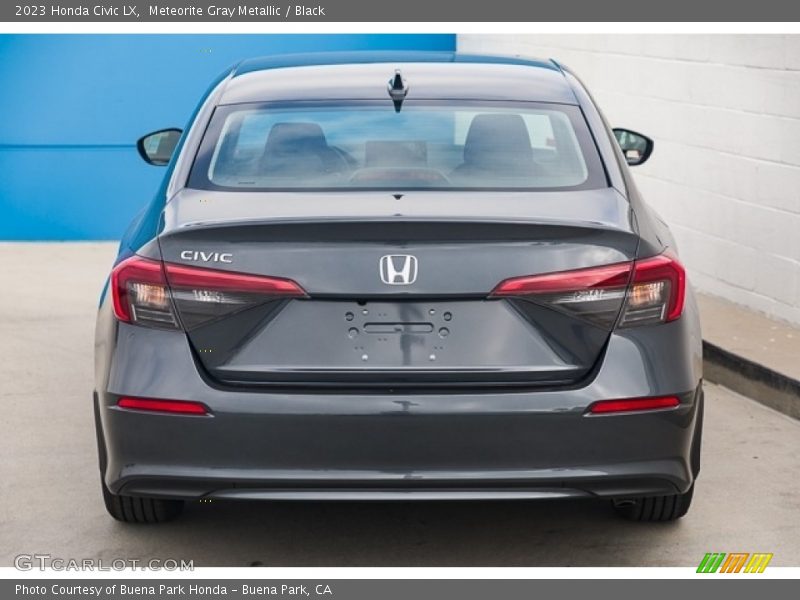 Meteorite Gray Metallic / Black 2023 Honda Civic LX
