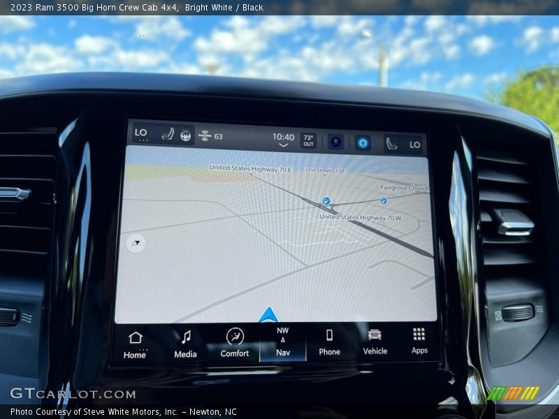 Bright White / Black 2023 Ram 3500 Big Horn Crew Cab 4x4