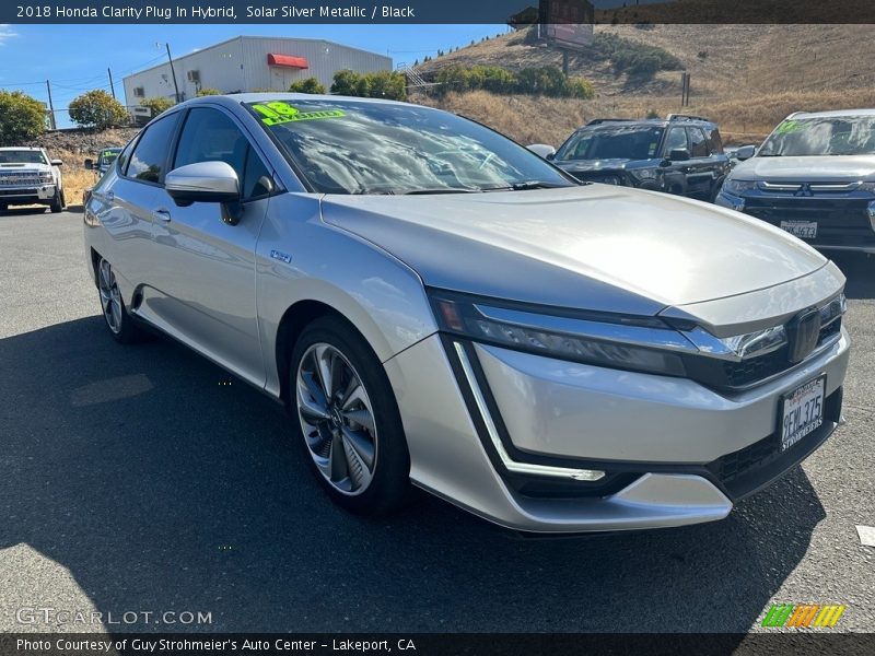 Solar Silver Metallic / Black 2018 Honda Clarity Plug In Hybrid