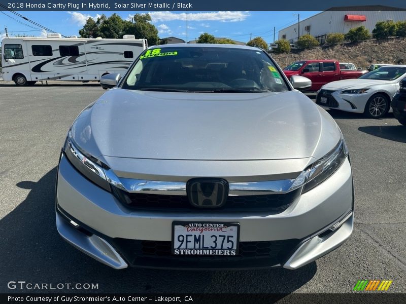 Solar Silver Metallic / Black 2018 Honda Clarity Plug In Hybrid