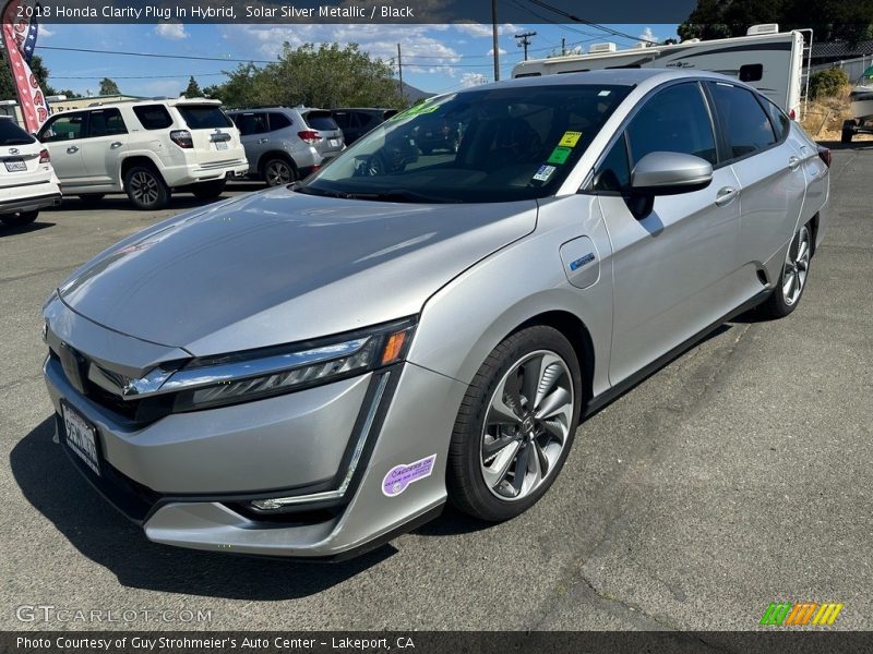 Solar Silver Metallic / Black 2018 Honda Clarity Plug In Hybrid