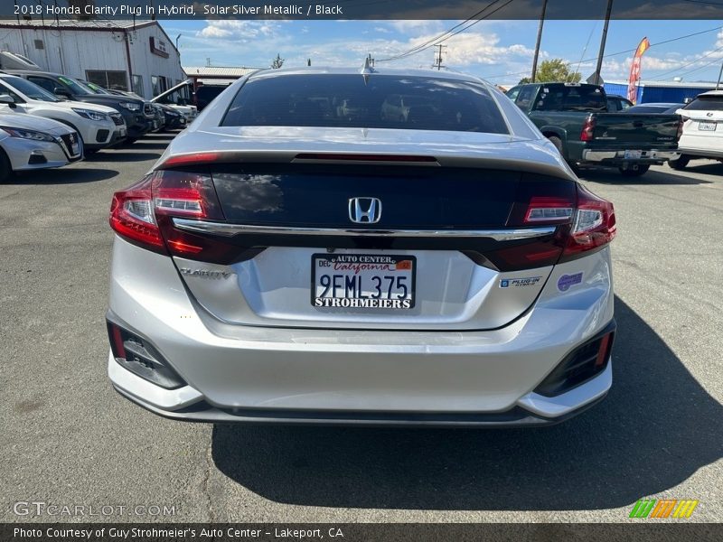 Solar Silver Metallic / Black 2018 Honda Clarity Plug In Hybrid