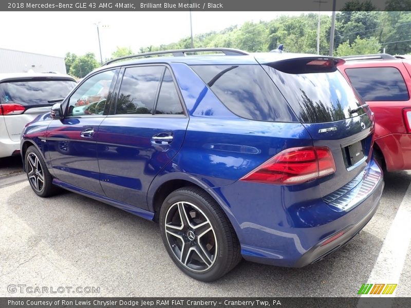 Brilliant Blue Metallic / Black 2018 Mercedes-Benz GLE 43 AMG 4Matic