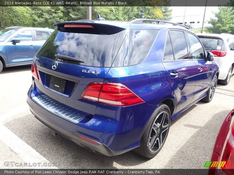 Brilliant Blue Metallic / Black 2018 Mercedes-Benz GLE 43 AMG 4Matic