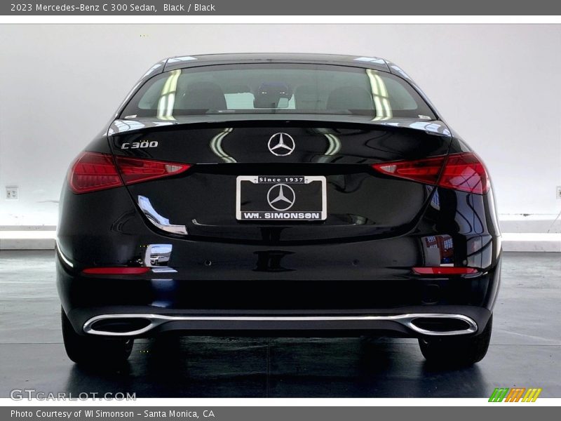 Black / Black 2023 Mercedes-Benz C 300 Sedan