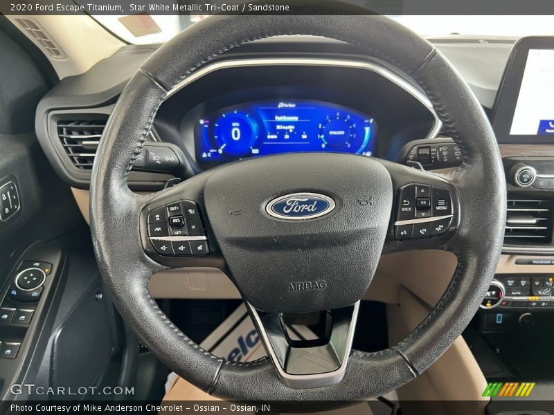  2020 Escape Titanium Steering Wheel