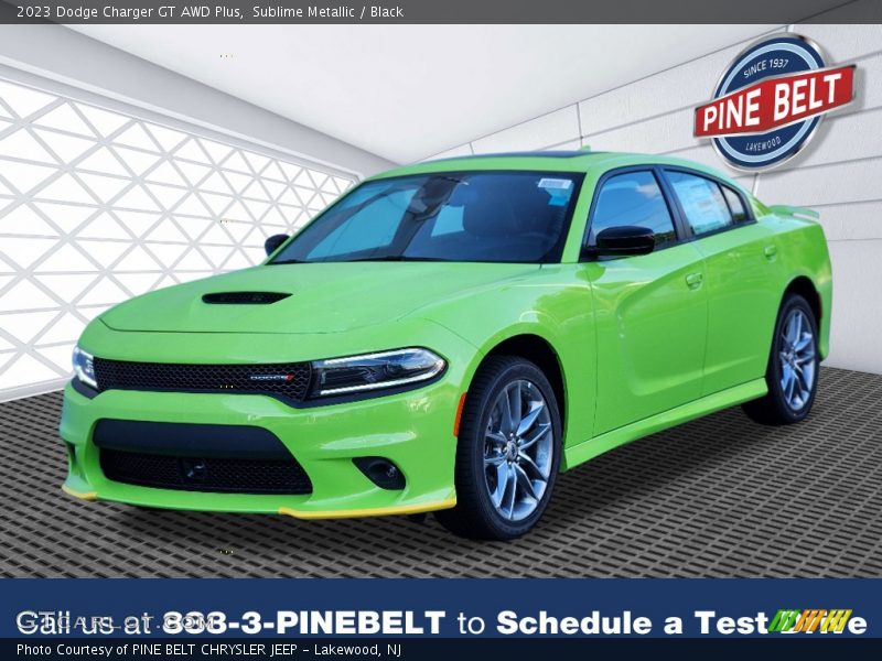 Sublime Metallic / Black 2023 Dodge Charger GT AWD Plus