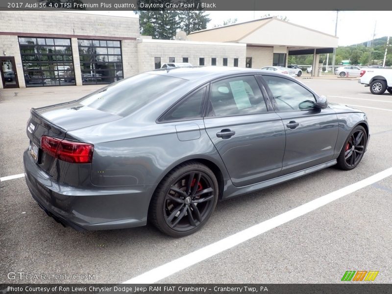 Daytona Gray Pearl / Black 2017 Audi S6 4.0 TFSI Premium Plus quattro