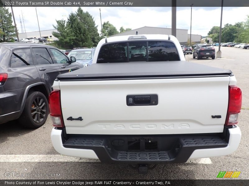 Super White / Cement Gray 2022 Toyota Tacoma SR Double Cab 4x4