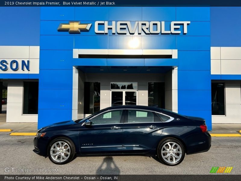 Blue Velvet Metallic / Jet Black 2019 Chevrolet Impala Premier