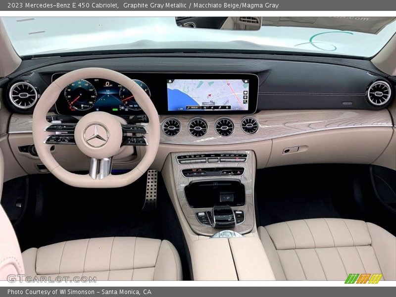  2023 E 450 Cabriolet Macchiato Beige/Magma Gray Interior