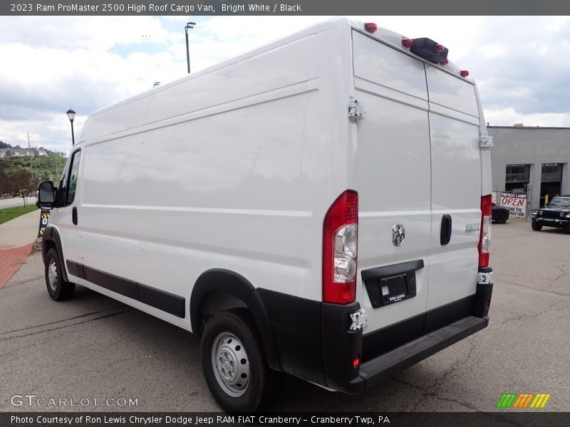 Bright White / Black 2023 Ram ProMaster 2500 High Roof Cargo Van