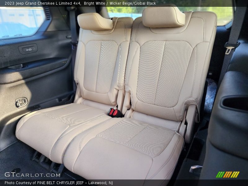 Bright White / Wicker Beige/Global Black 2023 Jeep Grand Cherokee L Limited 4x4
