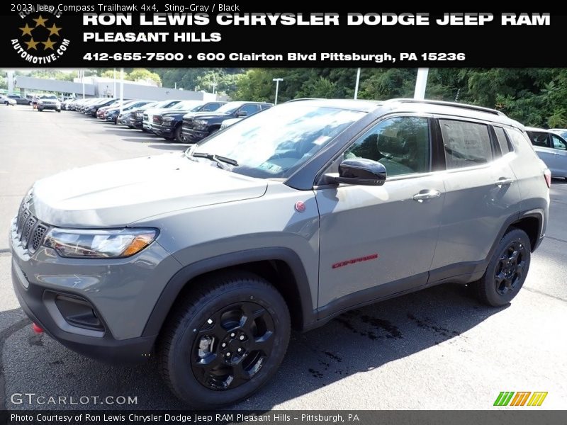 Sting-Gray / Black 2023 Jeep Compass Trailhawk 4x4
