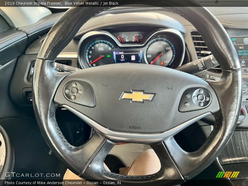 Blue Velvet Metallic / Jet Black 2019 Chevrolet Impala Premier