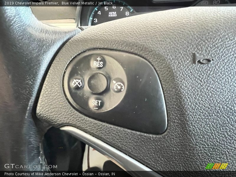Blue Velvet Metallic / Jet Black 2019 Chevrolet Impala Premier