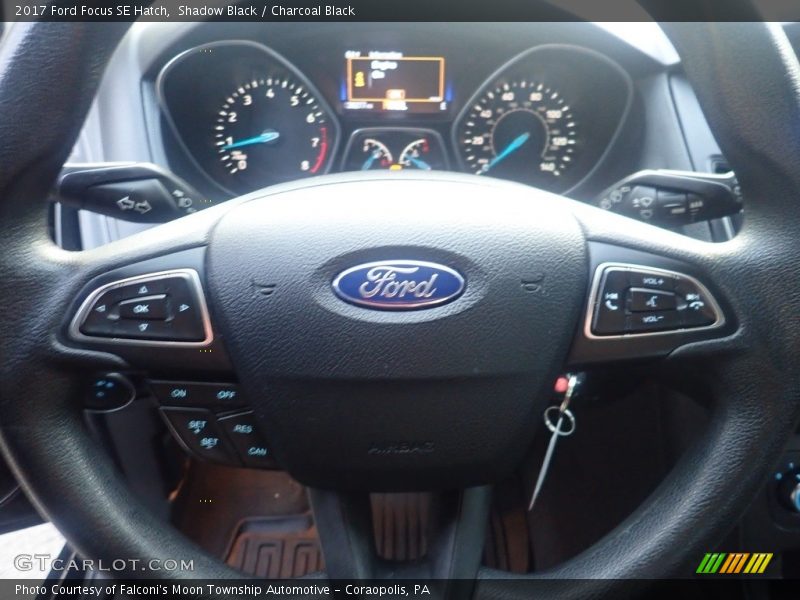 Shadow Black / Charcoal Black 2017 Ford Focus SE Hatch