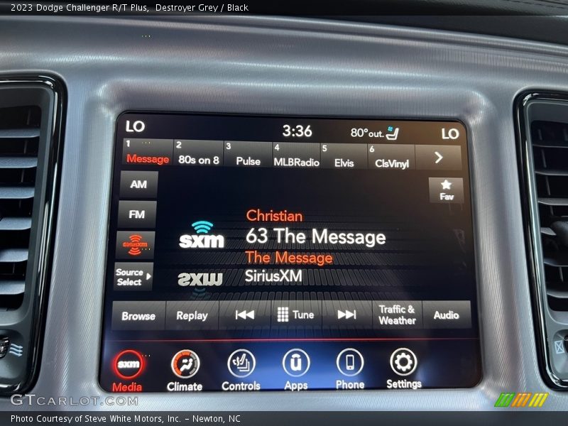 Destroyer Grey / Black 2023 Dodge Challenger R/T Plus