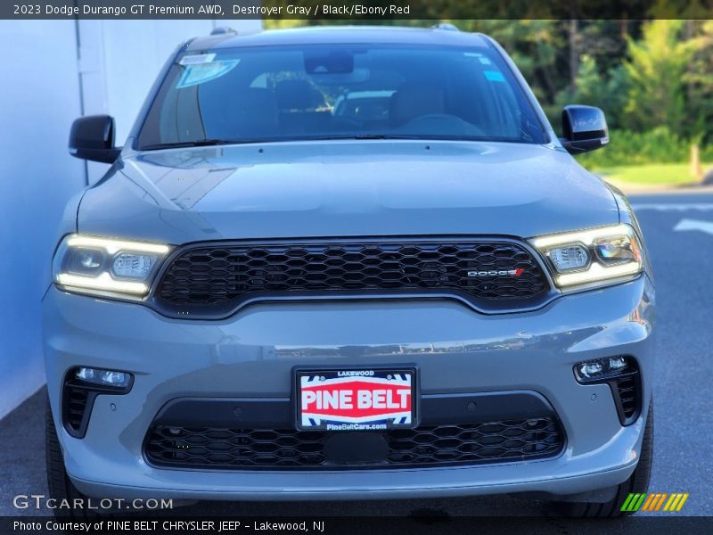 Destroyer Gray / Black/Ebony Red 2023 Dodge Durango GT Premium AWD