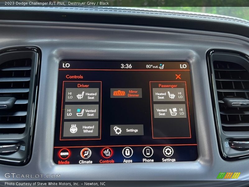 Destroyer Grey / Black 2023 Dodge Challenger R/T Plus