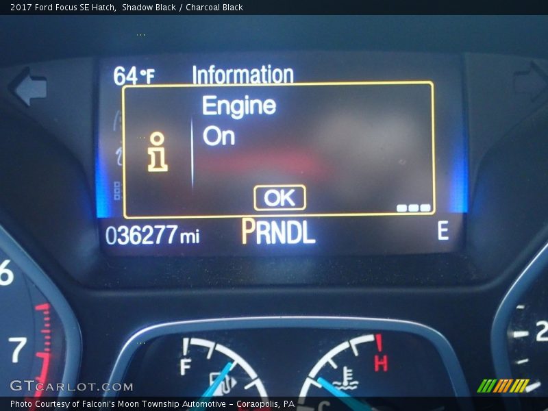Shadow Black / Charcoal Black 2017 Ford Focus SE Hatch