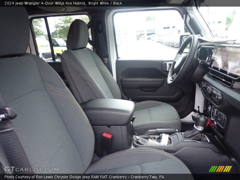 Bright White / Black 2024 Jeep Wrangler 4-Door Willys 4xe Hybrid