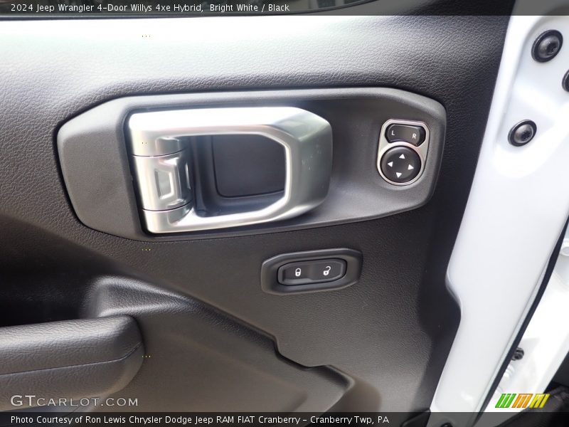 Bright White / Black 2024 Jeep Wrangler 4-Door Willys 4xe Hybrid