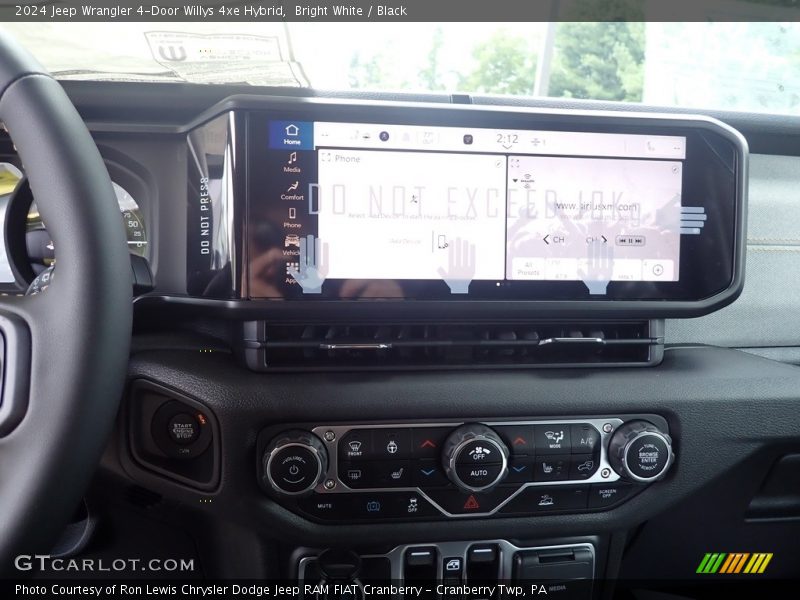 Bright White / Black 2024 Jeep Wrangler 4-Door Willys 4xe Hybrid