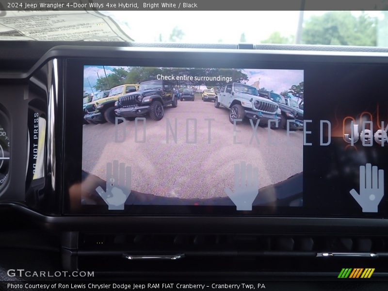 Bright White / Black 2024 Jeep Wrangler 4-Door Willys 4xe Hybrid