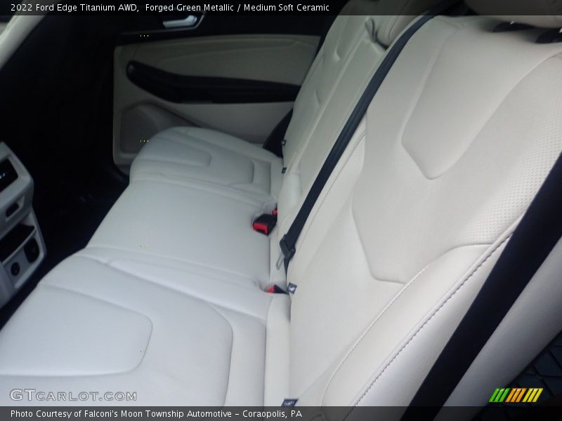 Forged Green Metallic / Medium Soft Ceramic 2022 Ford Edge Titanium AWD