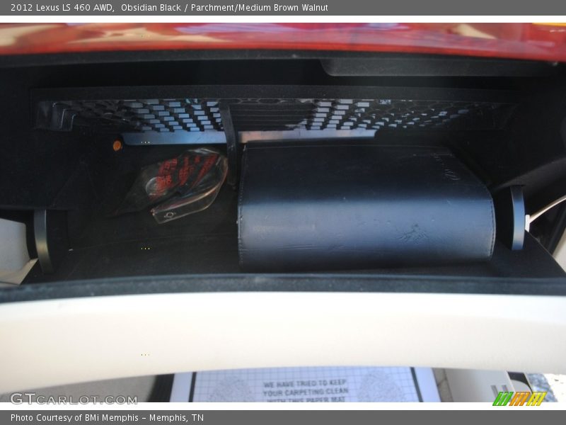 Obsidian Black / Parchment/Medium Brown Walnut 2012 Lexus LS 460 AWD